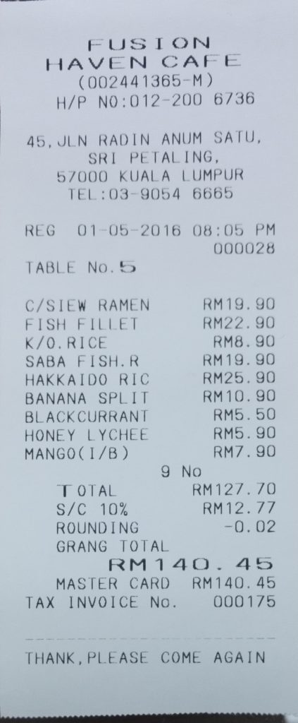 receipt